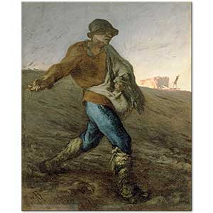 Jean-Francois Millet The Sower Art Print