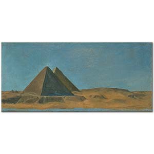 Jean Jules Antoine Lecomte du Nouÿ The Great Pyramids Art Print