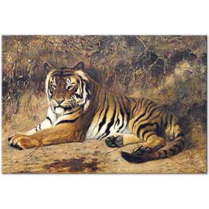 Jean Leon Gerome Tiger Art Print