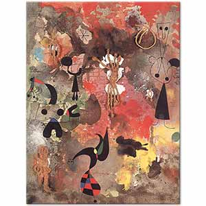 Joan Miro Resim No 3 Kanvas Tablo