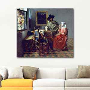 Johannes Vermeer içki içen Kadın