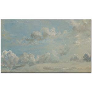 John Constable Bulut Etüdü Kanvas Tablo