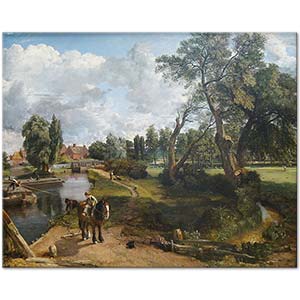 John Constable Flatford Değirmeni Kanvas Tablo