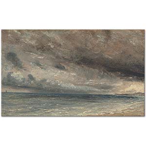 John Constable Fırtınalı Deniz Brighton Kanvas Tablo