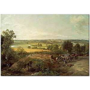 John Constable Dedham Kilisesi Kanvas Tablo