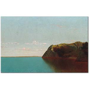 John Frederick Kensett Newport Rocks Art Print