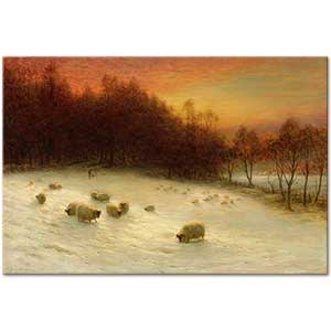 Joseph Farquharson When The West With Evening Glows Art Print
