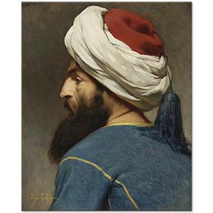 Jules Joseph Lefebvre Bir Osmanlı Portresi Kanvas Tablo