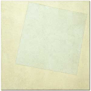 Kazimir Malevich Beyaza Beyaz Süprematist Kompozisyon Kanvas Tablo