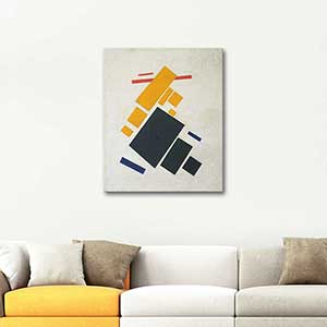 Kazimir Malevich Suprematist Composition Airplane Flying Art Print