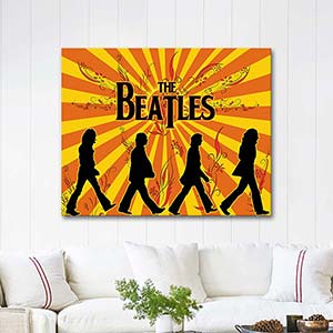 Efsanevi Beatles Kanvas Tablo
