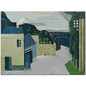 Louis Marcoussis City with Viaduct Art Print