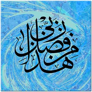 Grace is from Allah Art Print