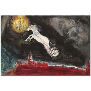 Marc Chagall A Fantasy of St Petersburg Art Print