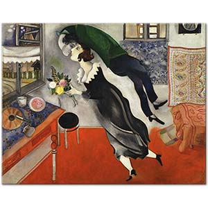 Marc Chagall Birthday Art Print