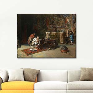 Mariano Fortuny Marsal The Print Collector Art Print