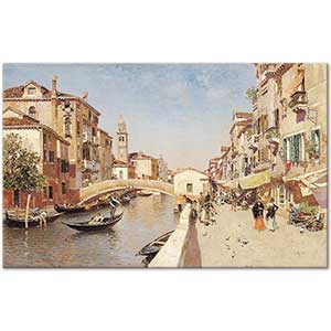 Martin Rico y Ortega San Lorenzo Venice Art Print