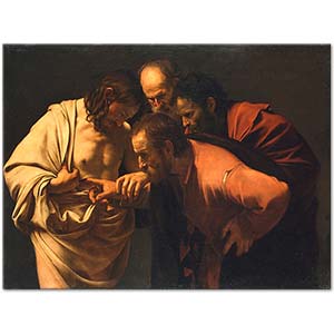 Michelangelo Caravaggio Aziz Thomas'ın Şüphesi Kanvas Tablo
