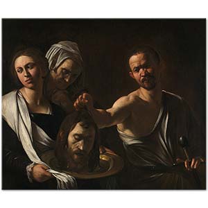 Michelangelo Caravaggio Salome Receives The Head Of John The Baptist Art Print