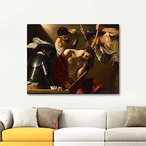 Michelangelo Caravaggio Hz Isa ve Dikenli Taç Kanvas Tablo