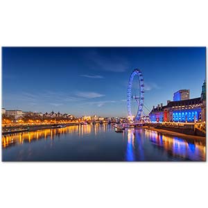 London Eye Kanvas Tablo