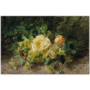 Olga Wisinger-Florian A Bouquet Of Roses Art Print