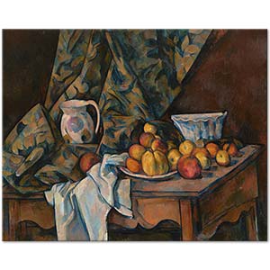 Paul Cezanne Still Life with Apples and Peaches Art Print