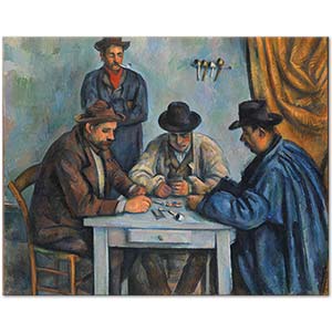 Paul Cezanne The Card Players Art Print