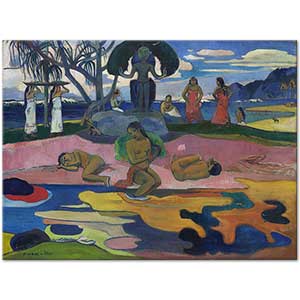Paul Gauguin Mahana No Atua Tanrının Günü Kanvas Tablo
