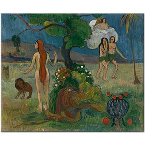 Paul Gauguin Cennetten Kovuluş Kanvas Tablo