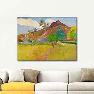 Paul Gauguin Tahitian Landscape Art Print