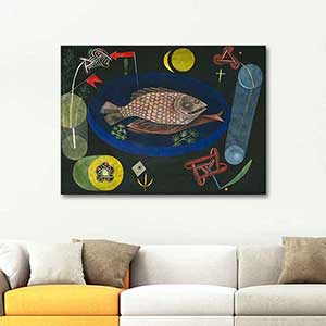 Paul Klee Around the Fish Art Print