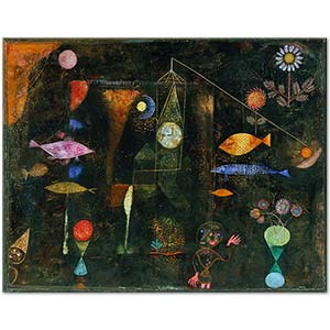 Paul Klee Balığın Büyüsü Kanvas Tablo