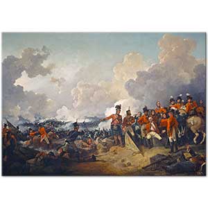Philip James de Loutherbourg The Battle of Alexandria Art Print