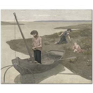 Pierre Puvis de Chavannes The Poor Fisherman Art Print