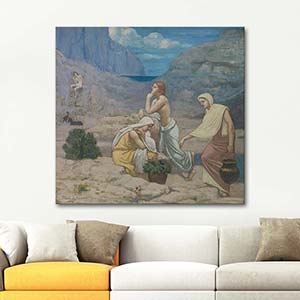 Pierre Puvis de Chavannes The Shepherd's Song Art Print