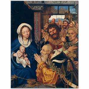 Quentin Massys The Adoration of the Magi Art Print