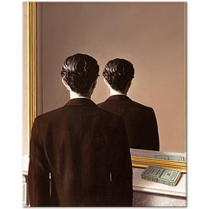 Rene Magritte Edward James'in Portresi Kanvas Tablo