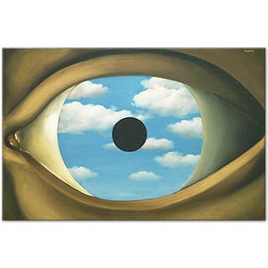 Rene Magritte Hatalı Ayna Kanvas Tablo
