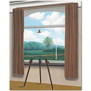 Rene Magritte İnsani Durum Kanvas Tablo