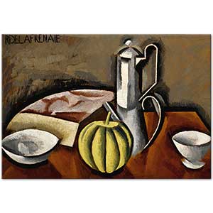 Roger de la Fresnaye Still Life with Coffee and Melon Art Print
