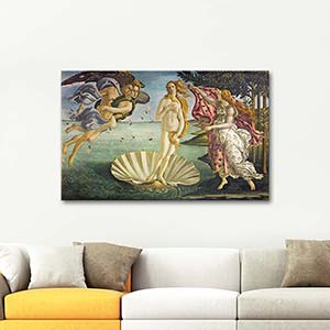 Sandro Botticelli Venüs'ün Doğuşu Kanvas Tablo