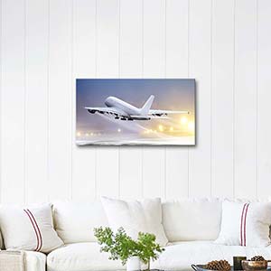 Taking Off from the Airport Art Print