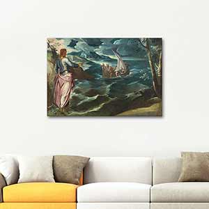 Tintoretto Christ at the Sea of Galilee Art Print