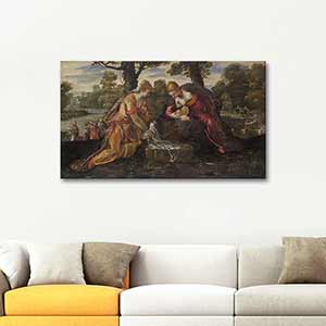 Tintoretto The Finding of Moses Art Print