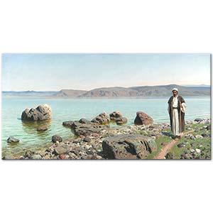 Vasily Polenov On the Sea of Tiberias Art Print