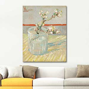 Vincent van Gogh Almond Blossom Branch Art Print