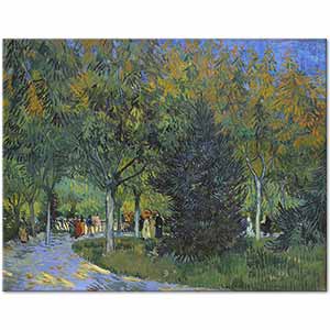 Vincent van Gogh Şairler Parkı Kanvas Tablo