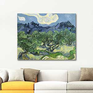 Vincent van Gogh Zeytin Ağaçları Kanvas Tablo