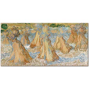 Vincent van Gogh Sheaves Of Wheat Art Print
